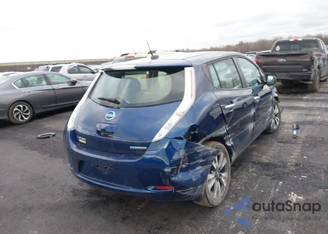 2016 Nissan Leaf Sl из США, поврежденный, VIN 1N4BZ0CP1GC312480